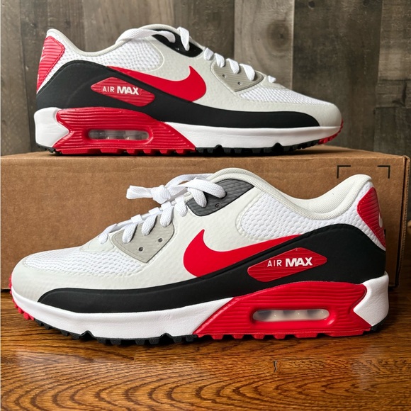 Nike Air Max 90 G Golf TB Spikeless White University Red Black DX5999-162 Men 13 main image 6